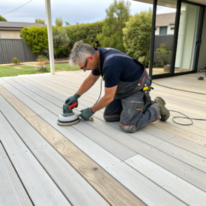 professional deck sanding restoration process Ipswich